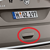 Película protectora para manija del portón trasero, transparente, VW T6.1 / T6 / T5